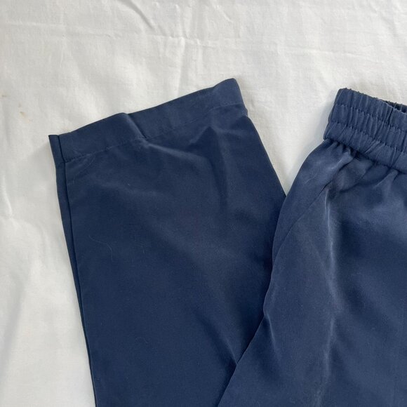 Pure J. Jill Sand-Washed Navy Blue Soft Wideleg Trouser (NWT) | Size S - Picture 2 of 7